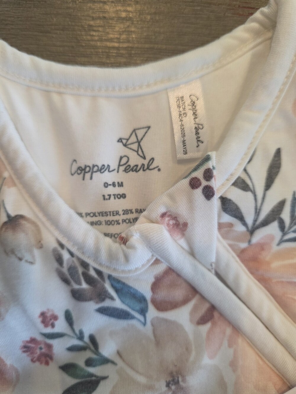 Copper Pearl Baby Sleep Sack-Autumn 0-6 Months - Picture 3 of 5